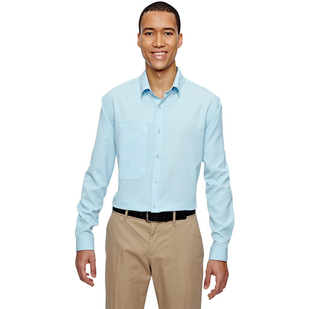 North End Men's Crystal Blue Excursion Concourse Performance Shirt