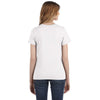 Anvil Women's White Lightweight T-Shirt