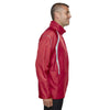 North End Men's Olympic Red Sirius Lightweight Jacket with Embossed Print