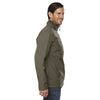 North End Men's Dark Oakmoss Forecast Three-Layer Travel Soft Shell Jacket