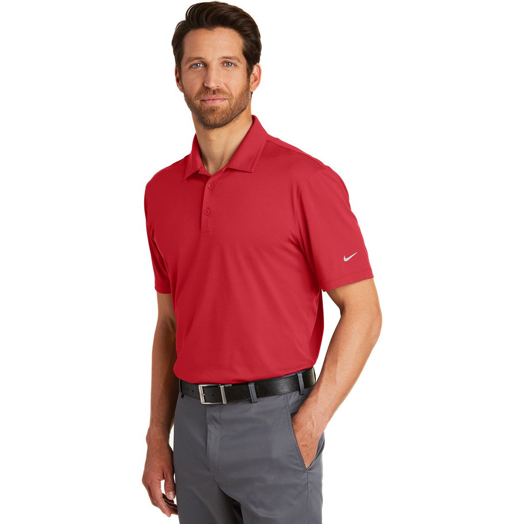 Nike Men's Gym Red Dri-Fit Legacy Polo