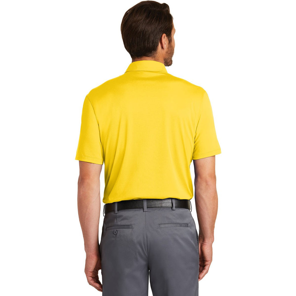 Nike Men's Tour Yellow Dri-Fit Legacy Polo