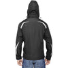 North End Men's Black Impact Active Lite Colorblock Jacket