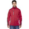 North End Men's Olympic Red Escape Bonded Fleece Jacket