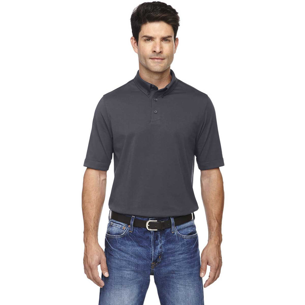 North End Men's Carbon Weekend Performance Polo