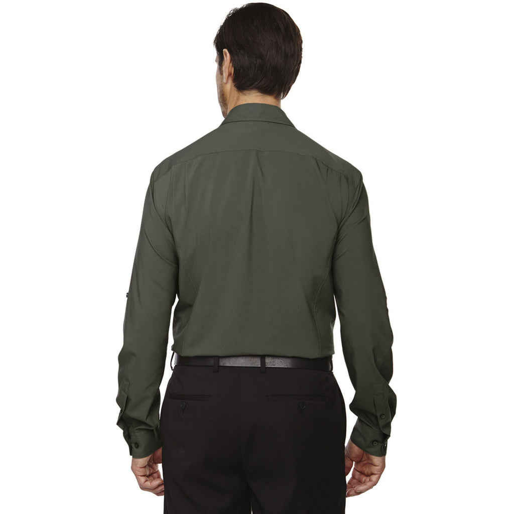 North End Men's Oakmoss Rejuvenate Performance Shirt with Roll-Up Sleeves