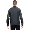 North End Men's Carbon/Acid Green Two-Tone Brush Back Jacket