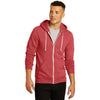 Alternative Men's Eco True Red Rocky Eco-Fleece Zip Hoodie