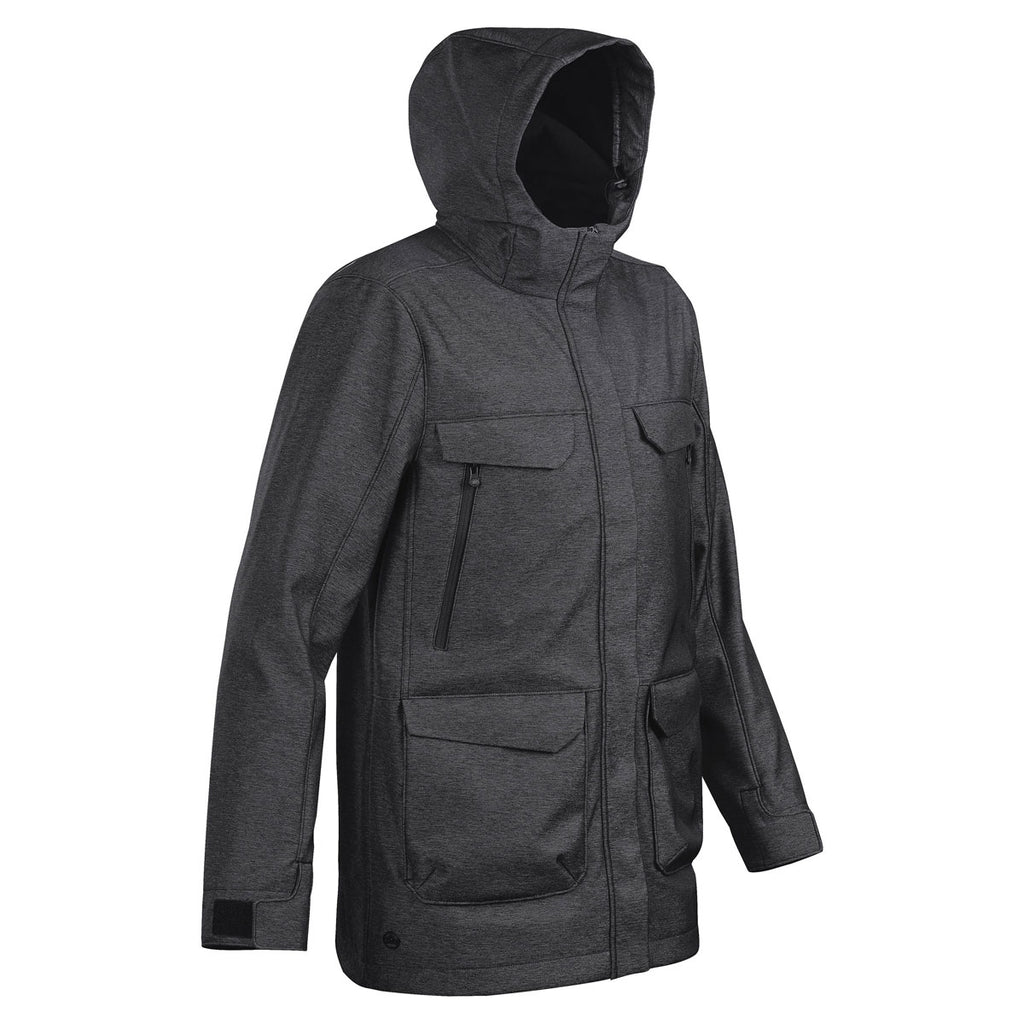 Stormtech Men's Charcoal Twill Rover Bonded Field Coat