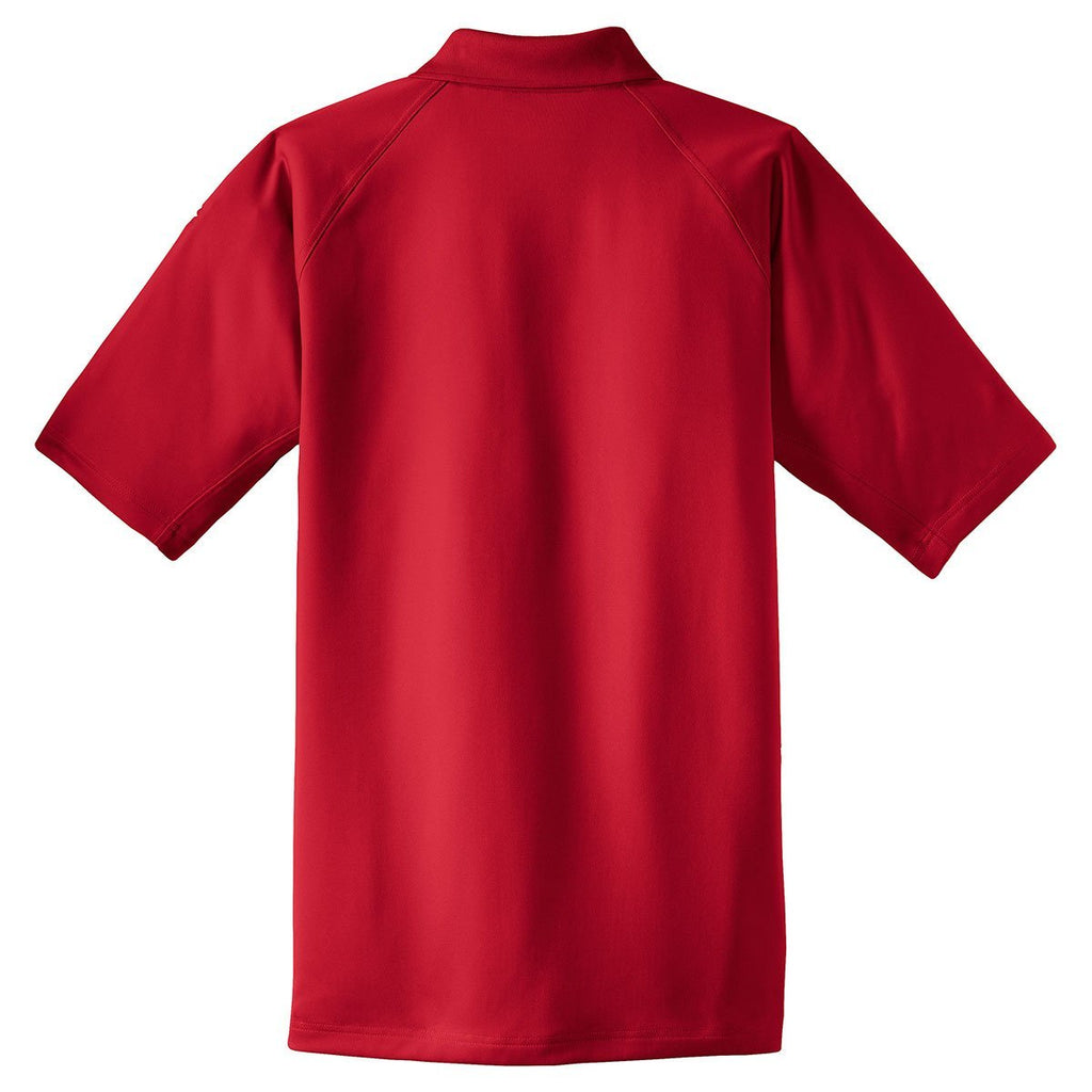 CornerStone Men's Red Select Snag-Proof Tactical Polo