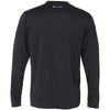 Champion Men's Black Heather Vapor 4-Ounce Long-Sleeve T-Shirt