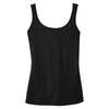 District Made Women's Black Drapey Tank