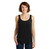 District Made Women's Black Drapey Tank