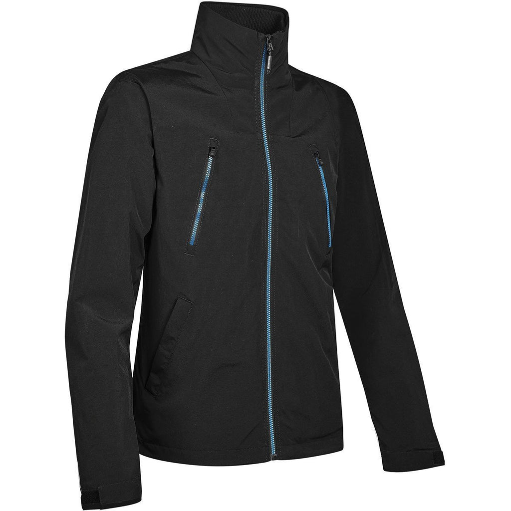 Stormtech Men's Black/Electric Blue Explorer Shell