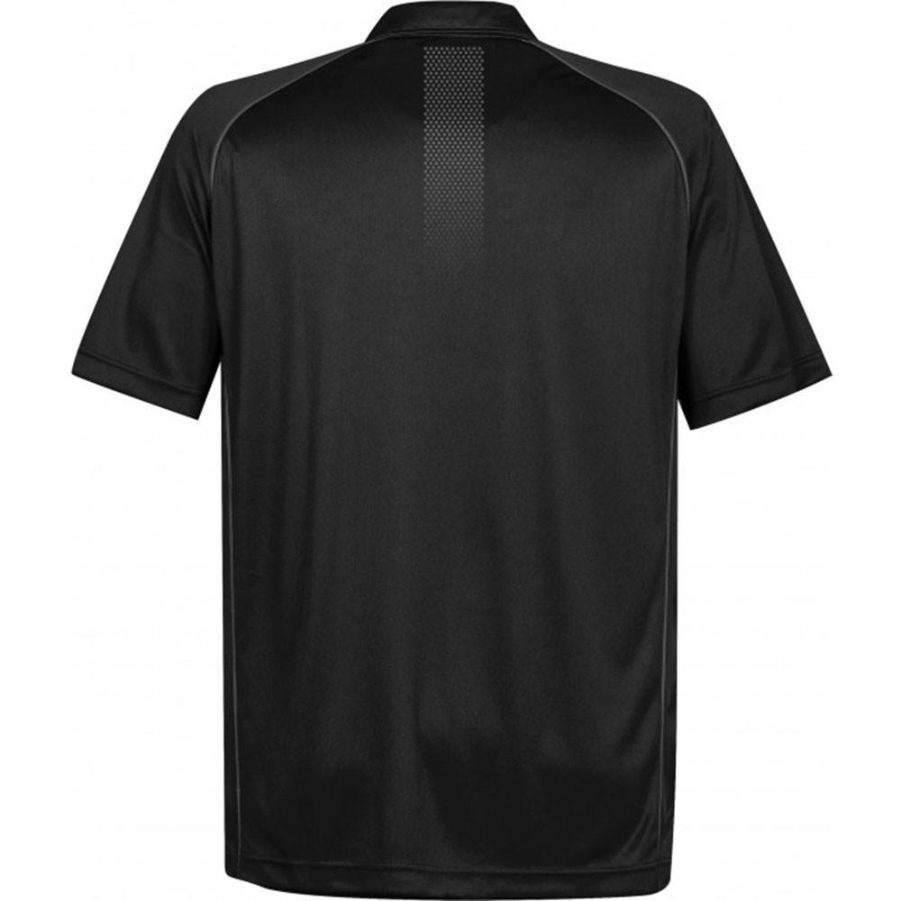 Stormtech Men's Black/Graphite Matrix Polo