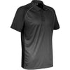 Stormtech Men's Black/Graphite Matrix Polo