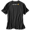 Carhartt Men's Black Signature Logo Short Sleeve T-Shirt