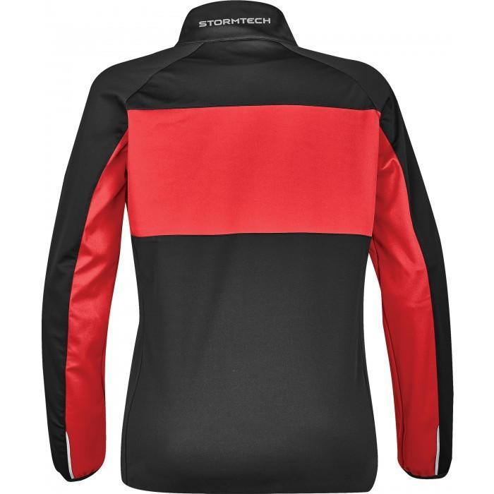 Stormtech Women's Black/True Red Signal Softshell