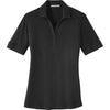 au-l5200-port-authority-women-black-polo