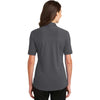 Port Authority Women's Sterling Grey Silk Touch Interlock Performance Polo