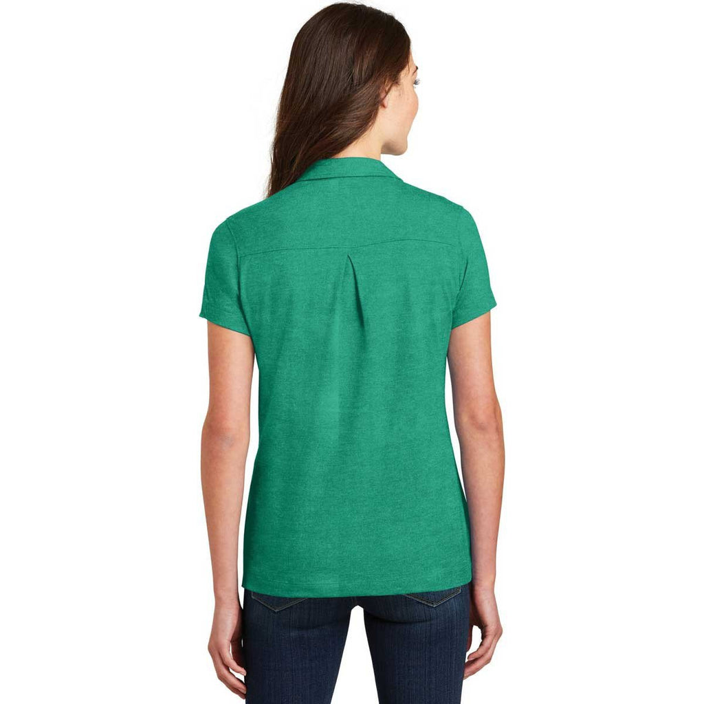 Port Authority Women's Verdant Green Meridian Cotton Blend Polo