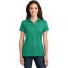 Port Authority Women's Verdant Green Meridian Cotton Blend Polo