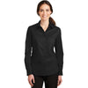 Port Authority Women's Black SuperPro Twill Shirt