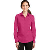 Port Authority Women's Pink Azalea SuperPro Twill Shirt