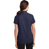 Port Authority Women's True Navy Short Sleeve SuperPro Twill Shirt