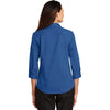 Port Authority Women's True Blue 3/4-Sleeve SuperPro Twill Shirt