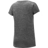 Sport-Tek Women's Grey-Black Electric PosiCharge Electric Heather Sporty Tee