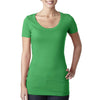 N3530 Next Level Women's Kelly Green Scoop Neck Tee