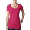 N3530 Next Level Women's Raspberry Scoop Neck Tee