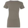 Next Level Women's Warm Gray Deep V-Neck Tee