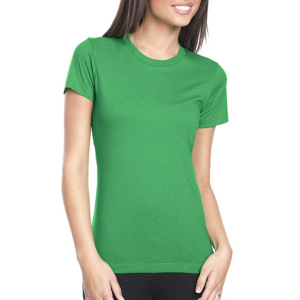 Next Level Women's Kelly Green Boyfriend Tee 