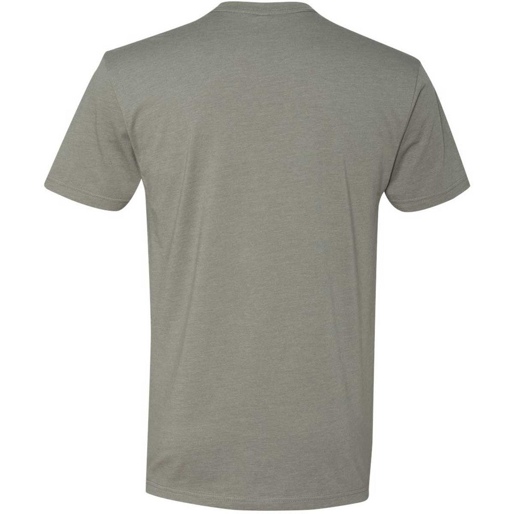 Next Level Men's Stone Gray Premium Fitted CVC Crew Tee