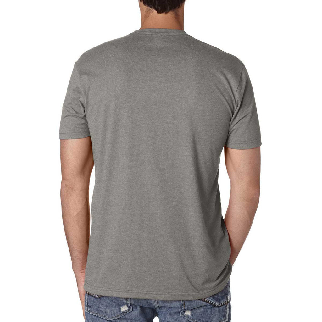 Next Level Men's Stone Gray Premium Fitted CVC Crew Tee