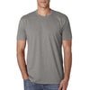 Next Level Men's Stone Gray Premium Fitted CVC Crew Tee