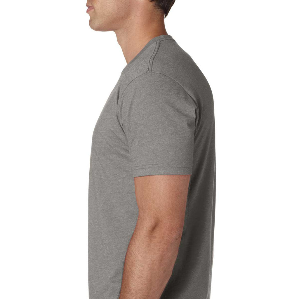 Next Level Men's Stone Gray Premium Fitted CVC Crew Tee