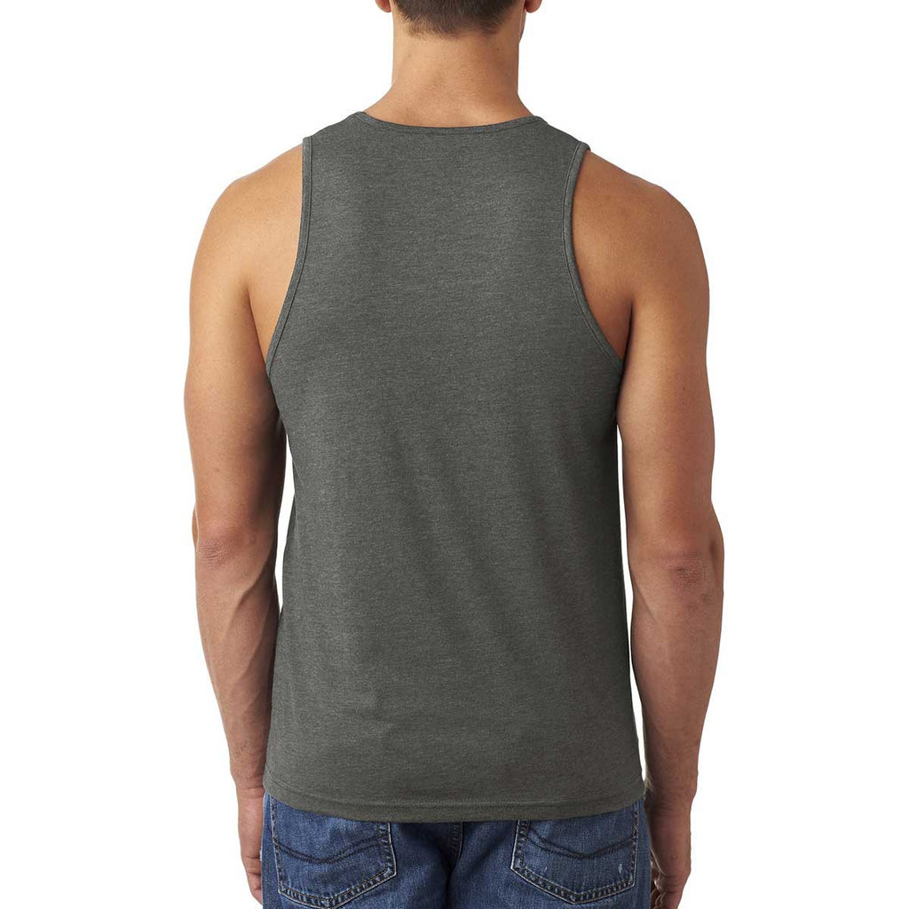 Next Level Men's Dark Heather Gray Premium Fitted CVC Tank