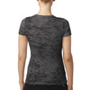 Next Level Women's Dark Gray Burnout Tee