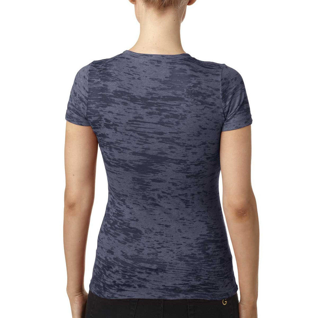 Next Level Women's Indigo Burnout Tee