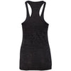 Next Level Women's Black Burnout Racerback Tank