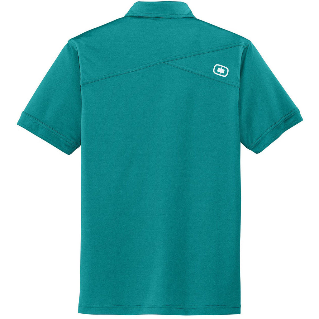 OGIO Men's Teal Spark Leveler Polo