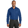 Red House Men's Blue Horizon Slim Fit Non-Iron Twill Shirt