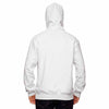 Champion Men's White Heather for Team 365 Cotton Max Fleece Quarter-Zip Hood