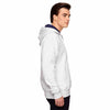 Champion Men's White Heather for Team 365 Cotton Max Fleece Quarter-Zip Hood