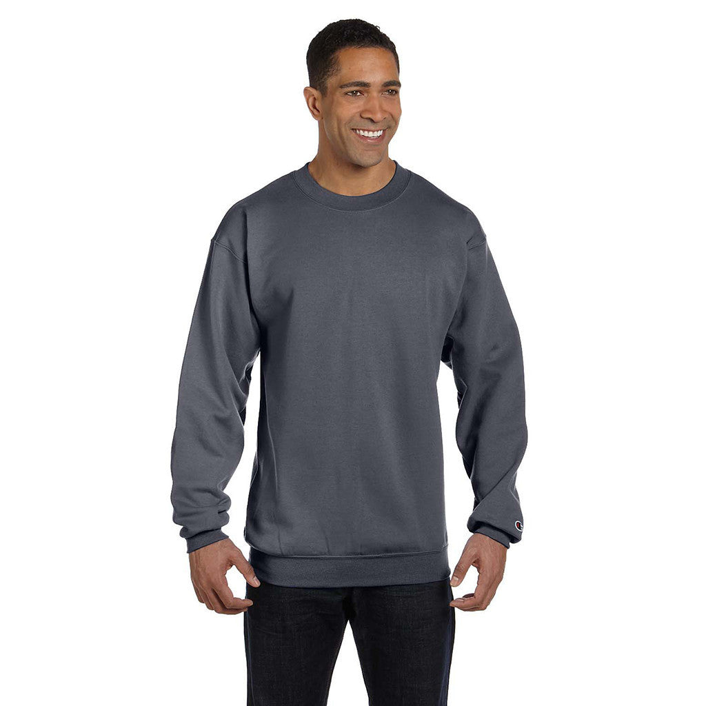 Champion Men's Charcoal Heather Crewneck Sweatshirt