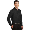 Port Authority Men's Black SuperPro Twill Shirt