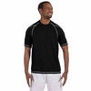 Champion Men's Black Double Dry 4.1-Ounce Mesh T-Shirt